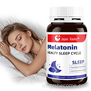 Shecome Melatonin-Kapseln zur Unterstützung des Schlafzyklus und der Entspannung